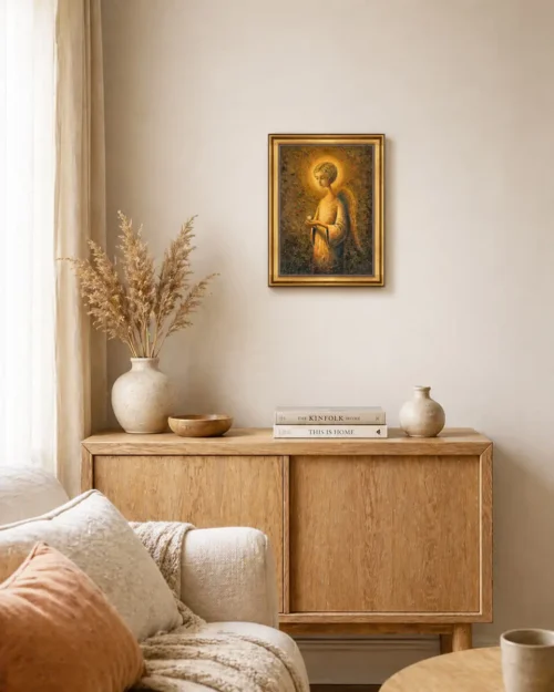 Saugantis gyvybę (su rėmu)